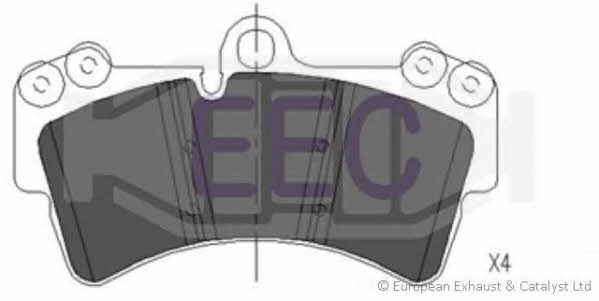 EEC BRP1317 Brake Pad Set, disc brake BRP1317