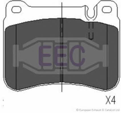 EEC BRP1473 Brake Pad Set, disc brake BRP1473