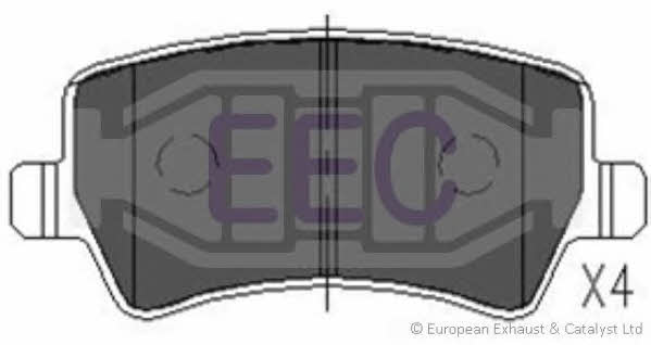EEC BRP1566 Brake Pad Set, disc brake BRP1566