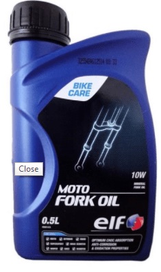 Elf 194973 Fork oil Elf Moto  10W, 0,5l 194973
