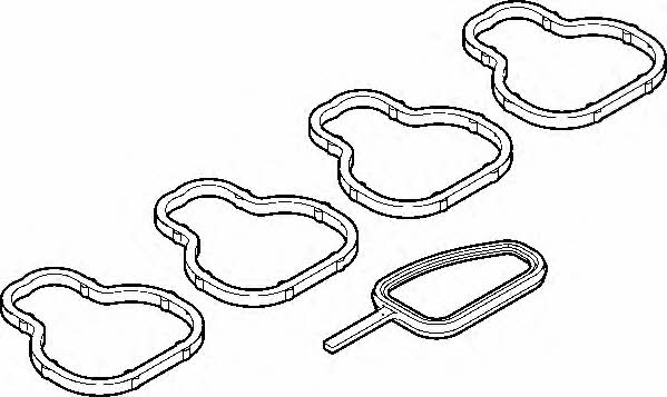 Engine intake manifold gasket Ford Transit: 537950 Elring Intake manifold gaskets, kit