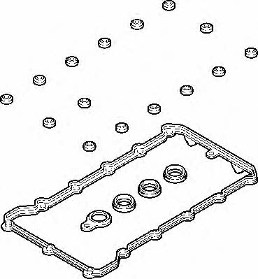 Rocker cover seal BMW: 135391 Elring Valve cover gasket set