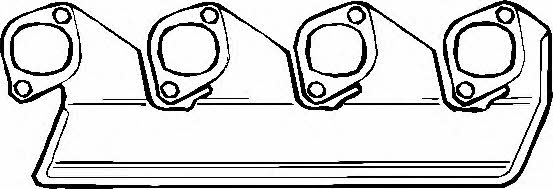Elring 835.102 Exhaust manifold dichtung 835102