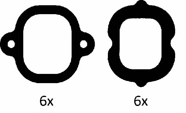  574.140 Intake manifold gaskets, kit 574140