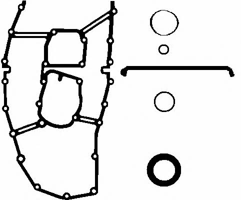 Elring 584.840 Front engine cover gasket 584840