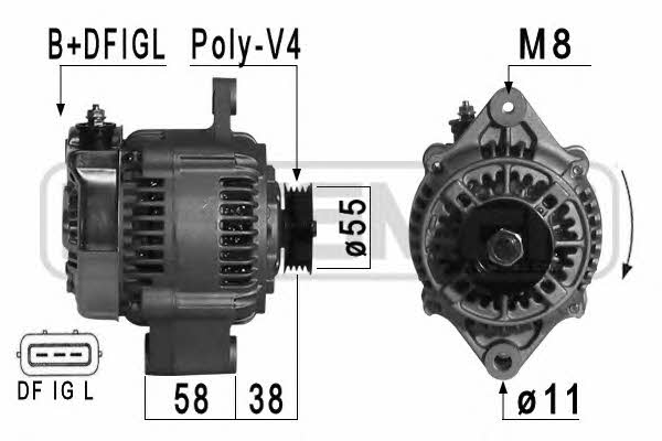 Era 210869 Alternator 210869