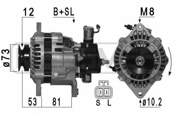 Era 210962 Alternator 210962