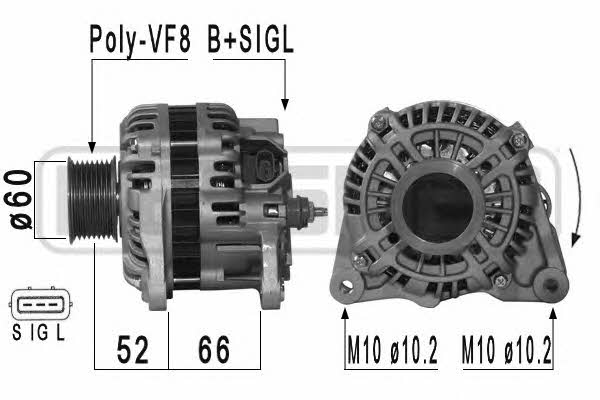 Era 210954 Alternator 210954