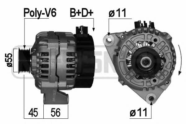 Era 209063 Alternator 209063