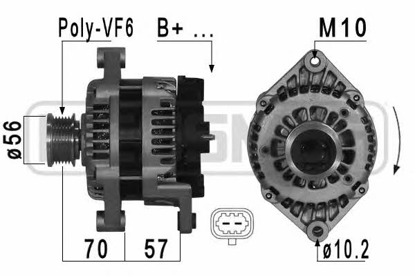 Era 209017 Alternator 209017