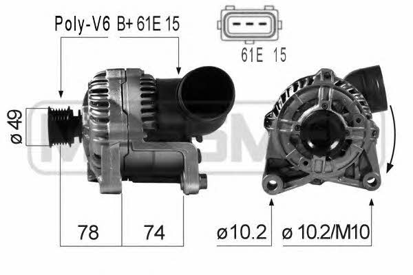 Era 210164 Alternator 210164