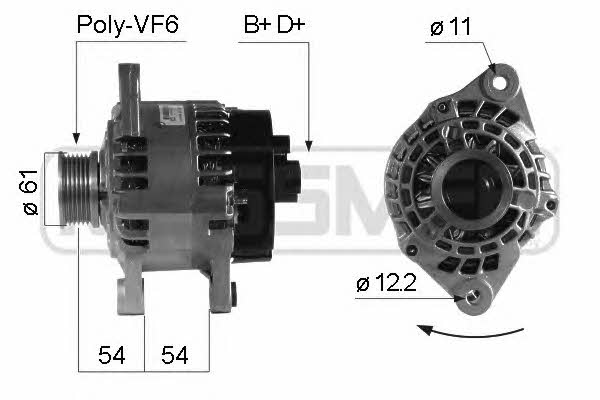 Era 210236 Alternator 210236