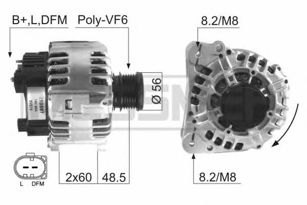 Era 210597 Alternator 210597