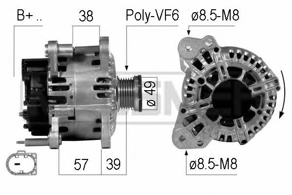 Era 210684 Alternator 210684