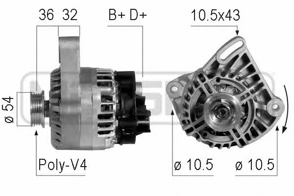 Era 210757 Alternator 210757