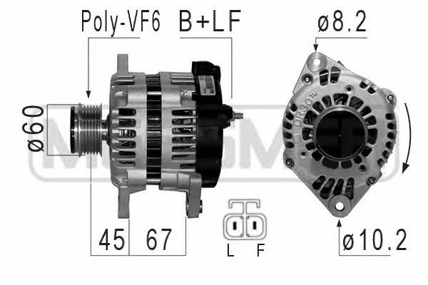 Era 210845 Alternator 210845