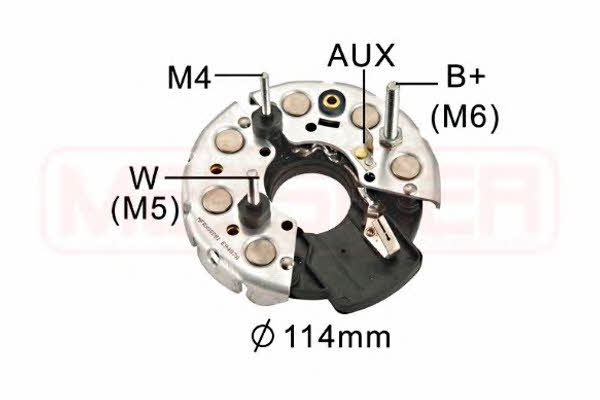 Era 215321 Rectifier, alternator 215321