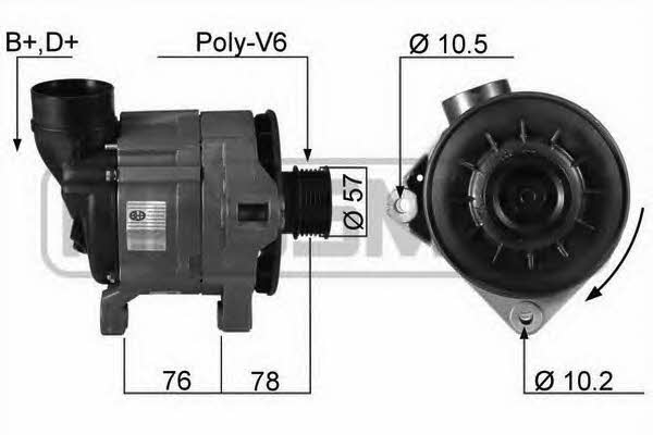 Era 210130 Alternator 210130