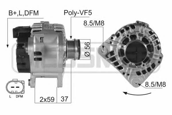 Era 210007 Alternator 210007