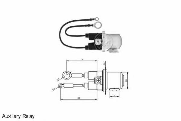 Era 227815 Solenoid switch, starter 227815