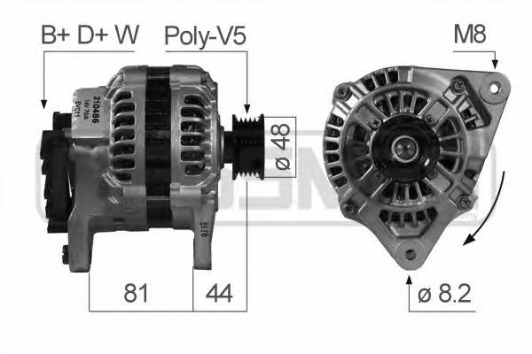 Era 210486 Alternator 210486