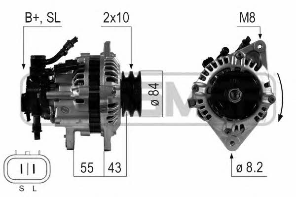 Era 210645 Alternator 210645