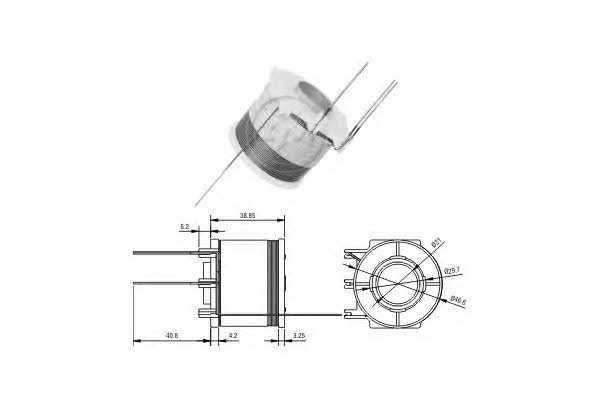 Era 227223 Solenoid switch, starter 227223