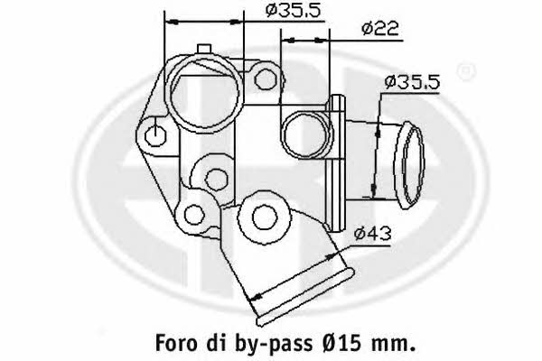 Era 350261 Thermostat, coolant 350261