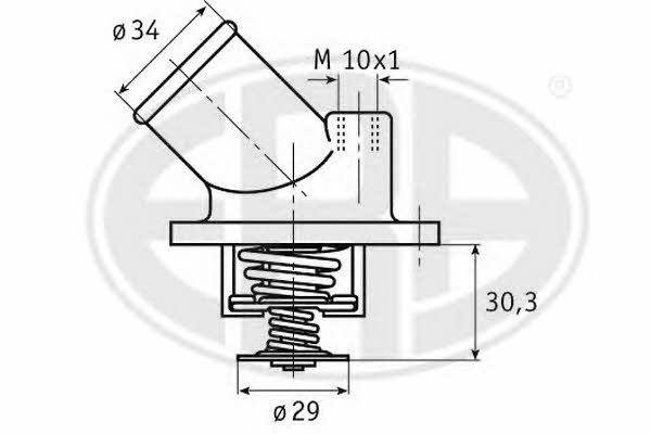 Era 350292 Thermostat, coolant 350292