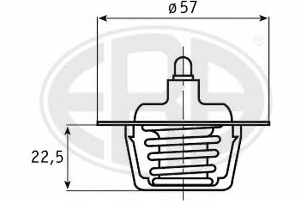 Era 350323 Thermostat, coolant 350323