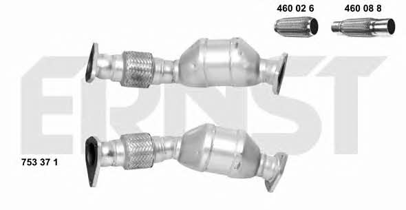 Ernst 753371 Catalytic Converter 753371