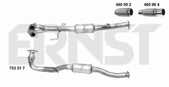 Ernst 753517 Catalytic Converter 753517