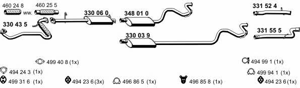  030356 Exhaust system 030356