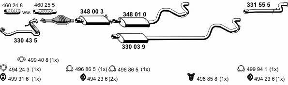  030362 Exhaust system 030362