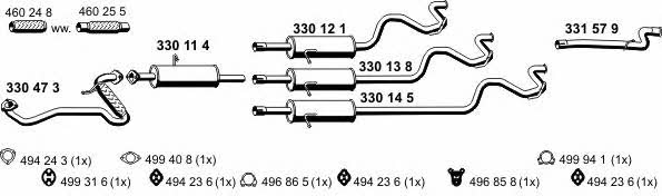 030363 Exhaust system 030363