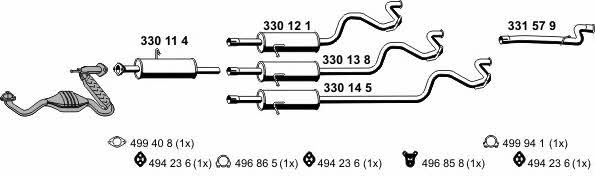  030365 Exhaust system 030365
