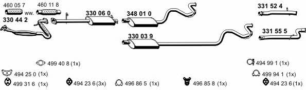  030370 Exhaust system 030370