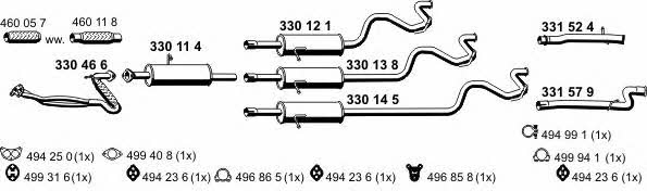  030375 Exhaust system 030375