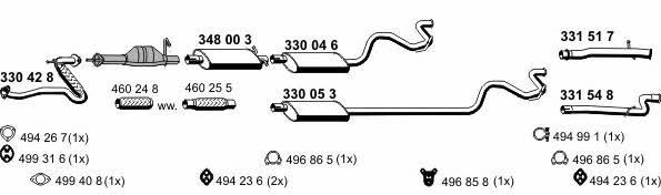  030388 Exhaust system 030388