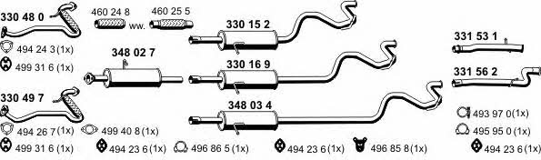  030439 Exhaust system 030439