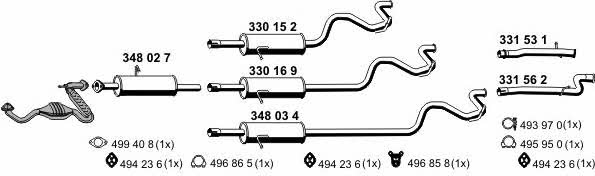  030441 Exhaust system 030441