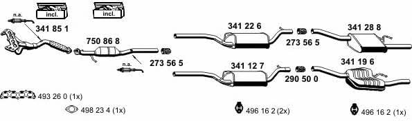  030956 Exhaust system 030956