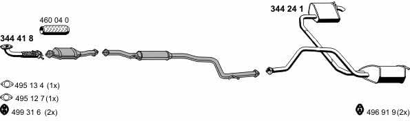  030963 Exhaust system 030963