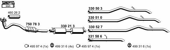  030972 Exhaust system 030972