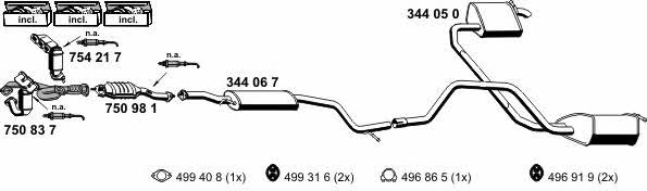  030978 Exhaust system 030978