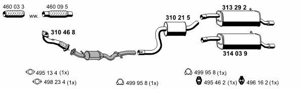  030988 Exhaust system 030988
