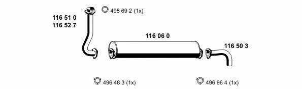 Ernst 070261 Exhaust system 070261