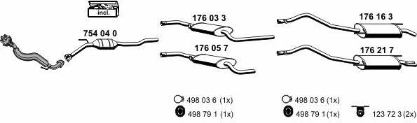  070295 Exhaust system 070295
