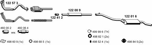 Ernst 070348 Exhaust system 070348