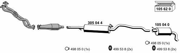 Ernst 070457 Exhaust system 070457